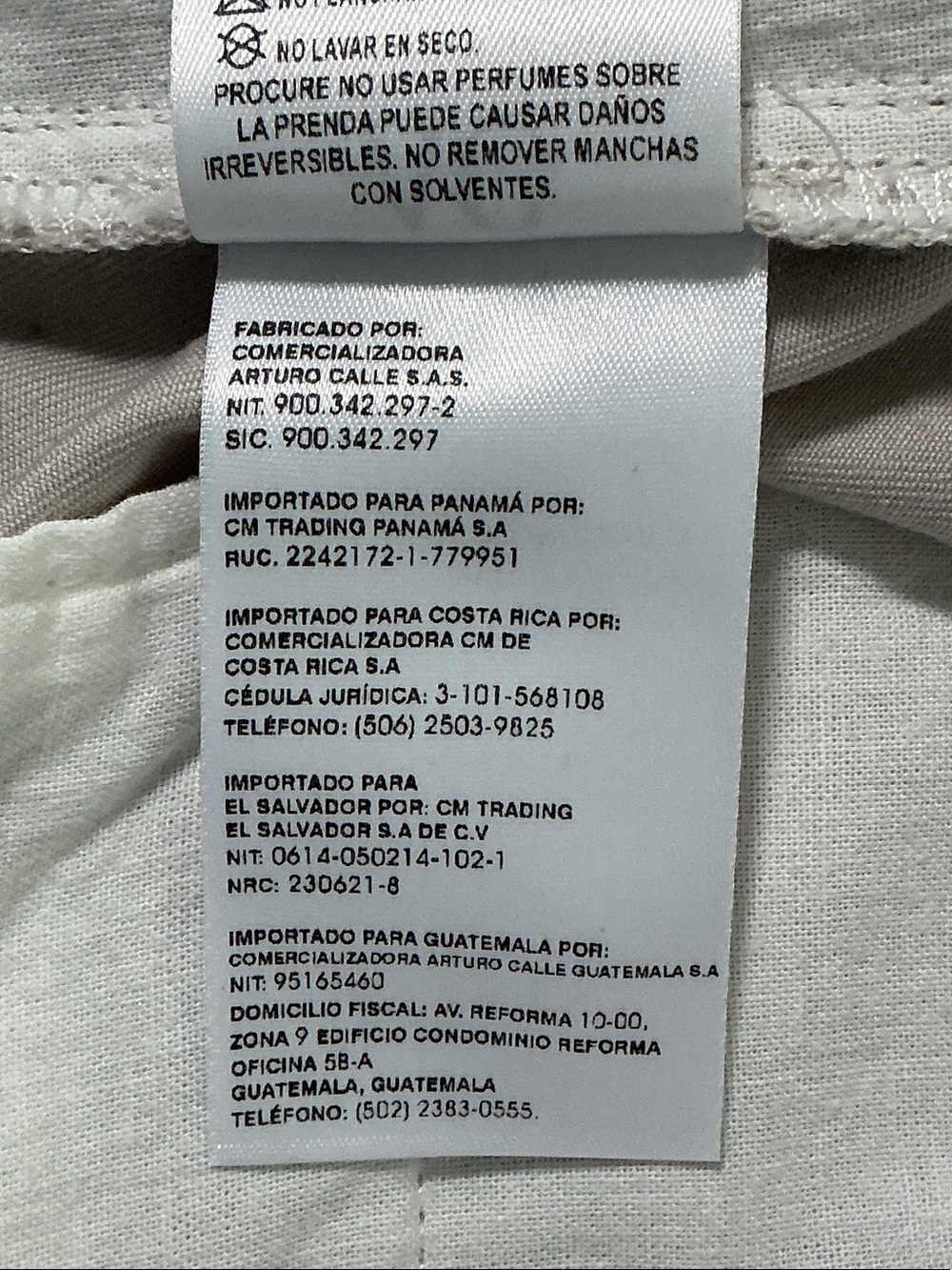 Arturo Calle NWT Beige Men’s Chino Pants Trousers Flat Front Size 36 - Picture 10 of 11